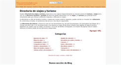 Desktop Screenshot of directoriodeviajes.net
